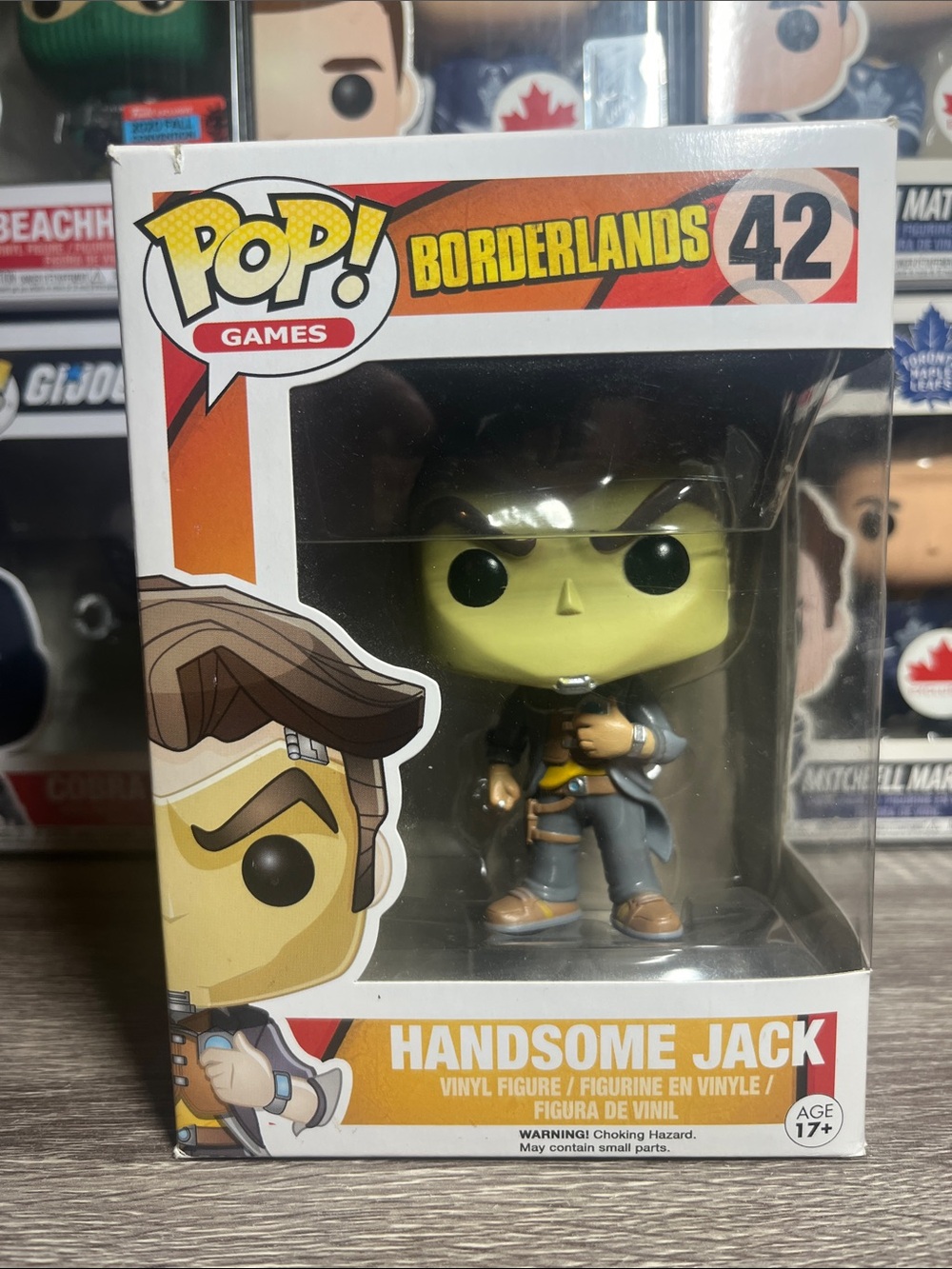 Funko Borderlands Handsome Jack Pop! Damaged Box